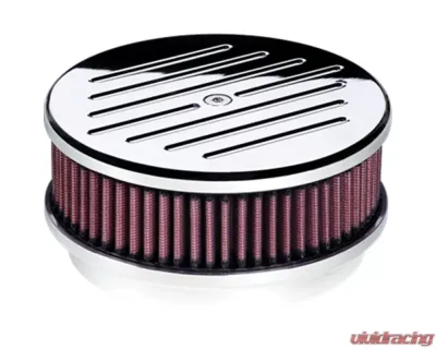 Billet Specialties 6-3/8" Round Ball Milled Air Cleaner - 15120