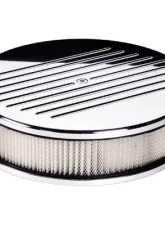 Billet Specialties 10" Round Ball Milled Air Cleaner                                     - 15220 - Image 2