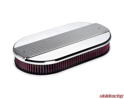 Billet Specialties Dual Quad Ribbed Air Cleaner - 15650
