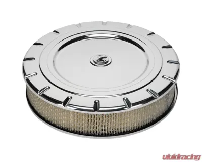 Billet Specialties 14" Polished Round Vintage Air Cleaner - 15830