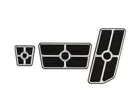 Billet Specialties Universal Black Anodized Pedal Kit