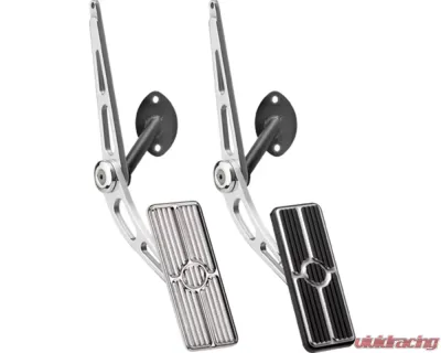 Billet Specialties Black Anodized Tri-Five Gas Pedal Assembly Chevrolet 1955-1957 - 199155