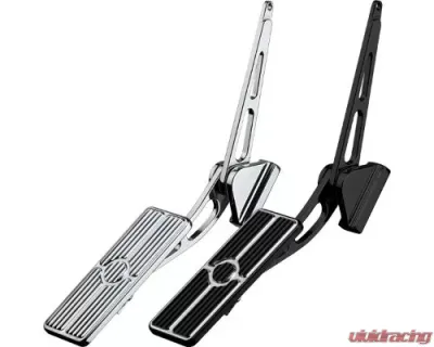 Billet Specialties Universal Polished Large Rectangle Gas Pedal Assembly - 199170