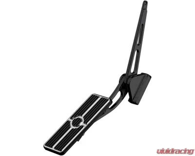 Billet Specialties Universal Black Anodized Large Rectangle Gas Pedal Assembly - 199175