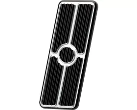 Billet Specialties Black Anodized Gas Pedal Pad Chevrolet Camaro | Pontiac Firebird 1967-1969