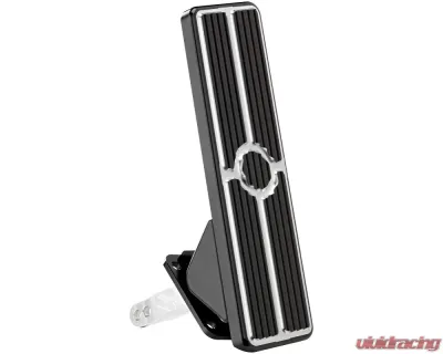 Billet Specialties Universal Black Anodized Floor Mount Gas Pedal Assembly - 199275