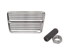 Billet Specialties Polished Rectangle Brake/Clutch Pedal Pad