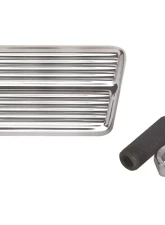 Billet Specialties Polished Rectangle Brake/Clutch Pedal Pad                                     - 199310 - Image 2