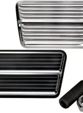 Billet Specialties Polished Rectangle Brake/Clutch Pedal Pad                                     - 199310 - Image 2