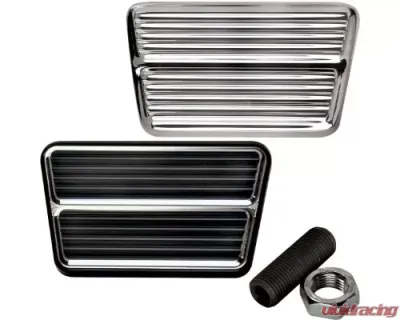 Billet Specialties Polished Rectangle Brake/Clutch Pedal Pad - 199310