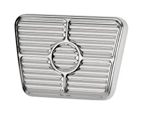 Billet Specialties Polished Brake/Clutch Pedal Pad Chevrolet Camaro | Pontiac Firebird 1967-1969
