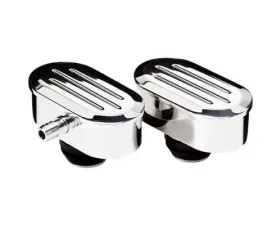 Billet Specialties Oval Ball Milled Polished 1-1/4