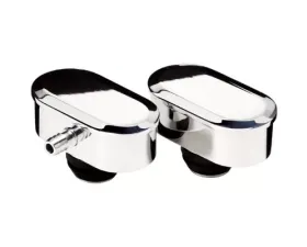 Billet Specialties Oval Plain Polished 1-1/4