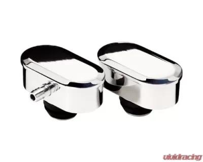 Billet Specialties Oval Plain Polished 1-1/4" Valve Cover Hole Breather - 20929