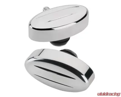 Billet Specialties Retro Plain Polished 1-1/4" Valve Cover Hole PCV Breather - 21939