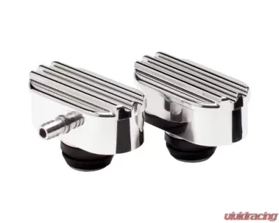 Billet Specialties Oval Ribbed 1-1/4" Valve Cover Hole PCV Breather - 21950