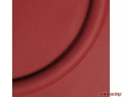 Billet Specialties 14" Red Leather Half-Wrap Ring Select Edition - 28605