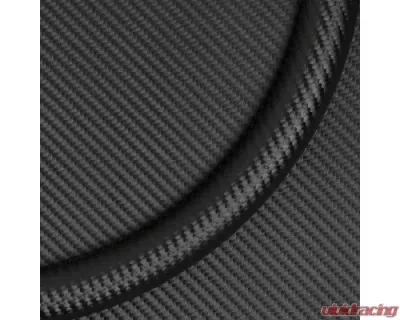 Billet Specialties 14" Carbon Fiber Embossed Vinyl Half-Wrap Ring Select Edition - 28613