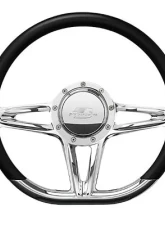 Billet Specialties 14" Polished D-Shape Victory Steering Wheel                                     - 29441 - Image 2