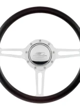 Billet Specialties 14" Split Spoke Half Wrap Steering Wheel                                     - 30137 - Image 2