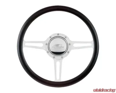Billet Specialties 14" Split Spoke Half Wrap Steering Wheel - 30137
