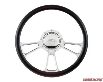 Billet Specialties 14" VinTec Half Wrap Steering Wheel - 30425