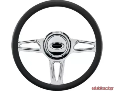 Billet Specialties 14" Interceptor Half Wrap Steering Wheel - 30595