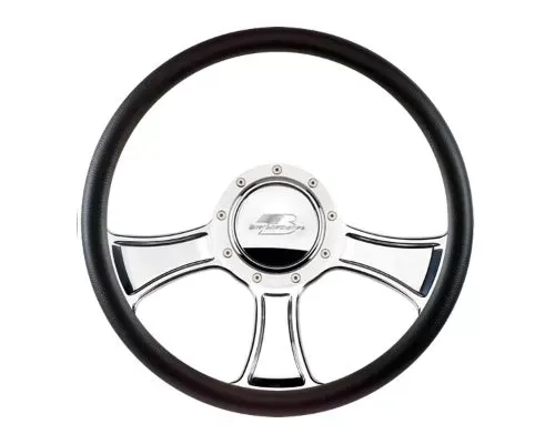 Billet Specialties 14" Chicayne Half Wrap Steering Wheel - 30765