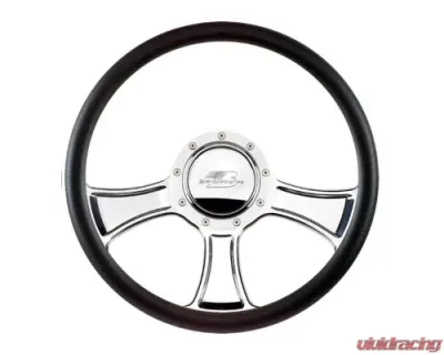Billet Specialties 14" Chicayne Half Wrap Steering Wheel - 30765