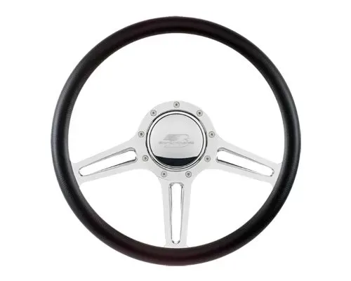 Billet Specialties 14" Speedway Half Wrap Steering Wheel - 30973
