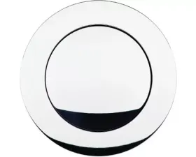 Billet Specialties Plain Polished (Large) Horn Button