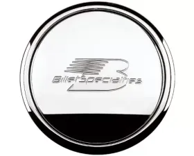 Billet Specialties Polished (Standard) Billet Specialties Logo Horn Button