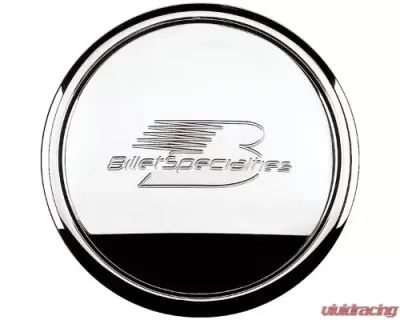 Billet Specialties Polished (Standard) Billet Specialties Logo Horn Button - 32620
