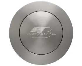 Billet Specialties Brushed/Clear (Large) (Large) Billet Specialties Logo Horn Button
