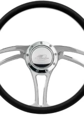 Billet Specialties 15.5" BLVD 05 Half Wrap Steering Wheel                                     - 34005 - Image 2