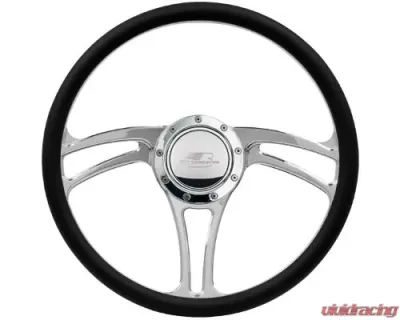 Billet Specialties 15.5" BLVD 05 Half Wrap Steering Wheel - 34005
