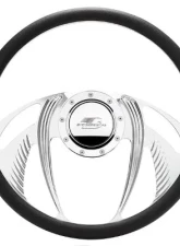 Billet Specialties 15.5" Psycho Half Wrap Steering Wheel                                     - 34055 - Image 2