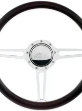 Billet Specialties 15.5" Split Spoke Half Wrap Steering Wheel                                     - 34137 - Image 2