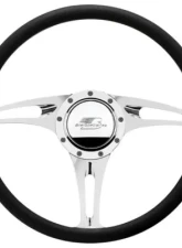 Billet Specialties 15.5" Stealth Half Wrap Steering Wheel                                     - 34322 - Image 2