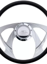 Billet Specialties 15.5" Sniper Half Wrap Steering Wheel                                     - 34955 - Image 2