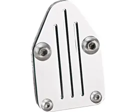 Billet Specialties Polished Fuel Pump Block Off Chevrolet Small Block