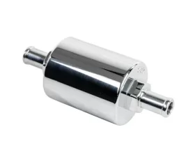 Billet Specialties Polished -6 AN Fittings In-Line Fuel Filter