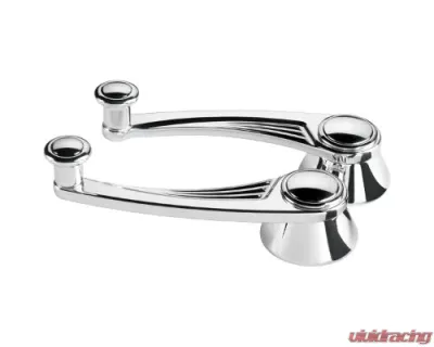 Billet Specialties Polished Ball Milled Window Cranks GM | Ford 1949+ - 46525