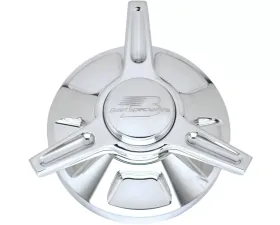 Billet Specialties Polished 3 Bar Flat Spinner w/ Billet Specialties Logo Knock-Offs