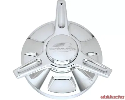 Billet Specialties Polished 3 Bar Flat Spinner w/ Billet Specialties Logo Knock-Offs - 52325