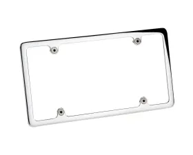 Billet Specialties Polished Plain License Plate Frame
