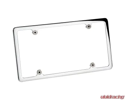 Billet Specialties Polished Plain License Plate Frame - 55120