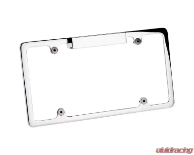 Billet Specialties Polished Lighted Plain License Plate Frame - 55220