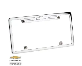 Billet Specialties Polished Bow Tie License Plate Frame