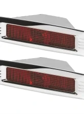 Billet Specialties Polished Vintage Street Rod LED Taillights (Pair)                                     - 61330 - Image 2